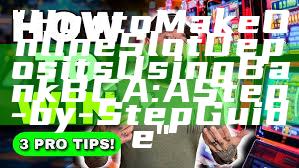 "How to Make Online Slot Deposits Using Bank BCA: A Step-by-Step Guide"