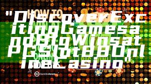 "Discover Exciting Games and Big Wins at PGSlot88 Online Casino"