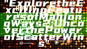 "Explore the Exciting Features of Mahjong Ways 2: Uncover the Power of Scatter Wins"